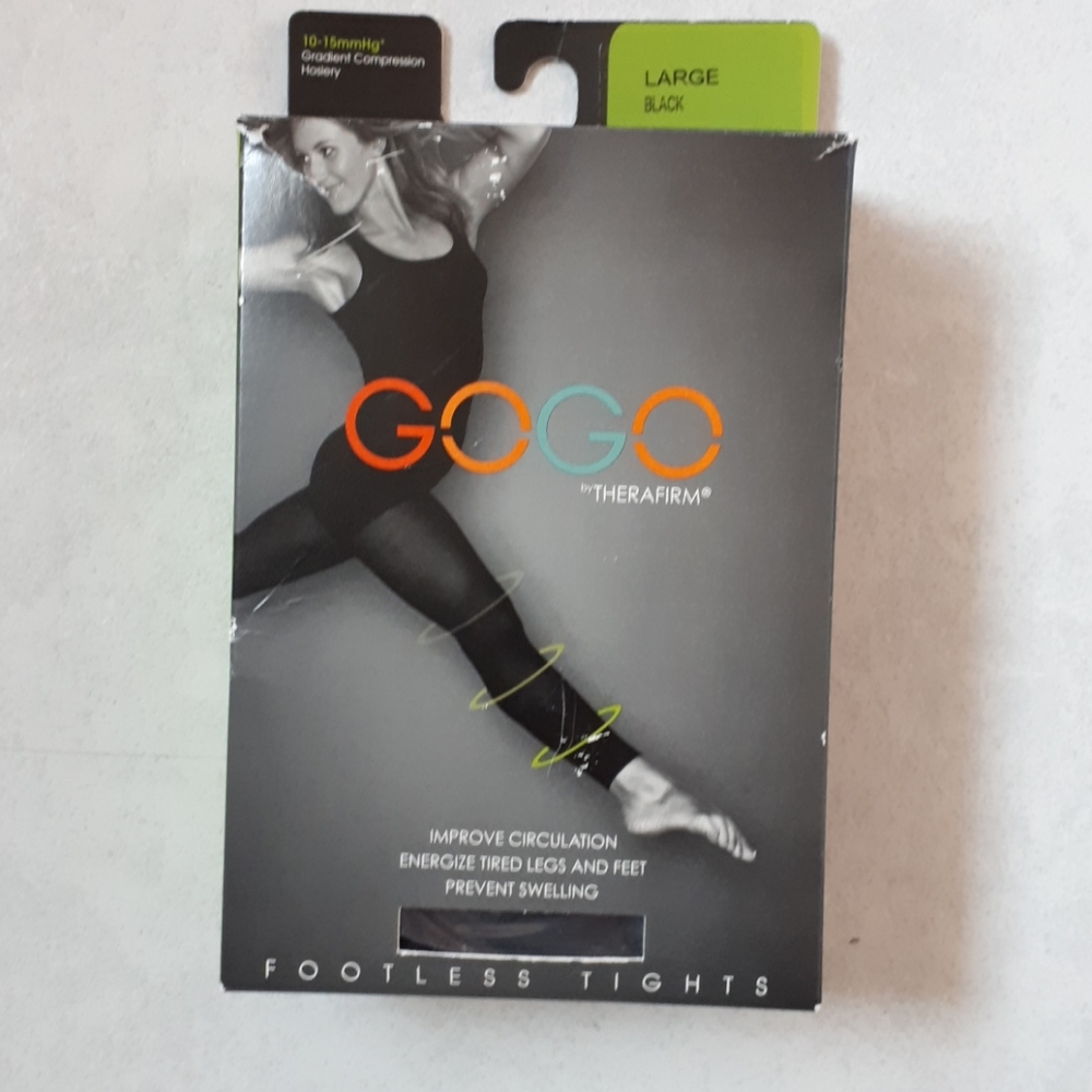 Footless light compression tights